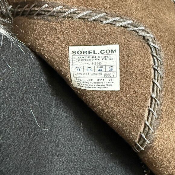 Sorel Cate the Great women’s lace up faux fur boots winter wear cozy outdoors - Picture 16 of 16